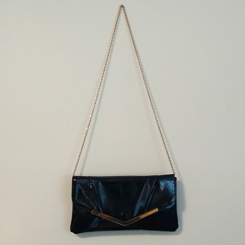 Kelly & Katie Black and Gold trim purse